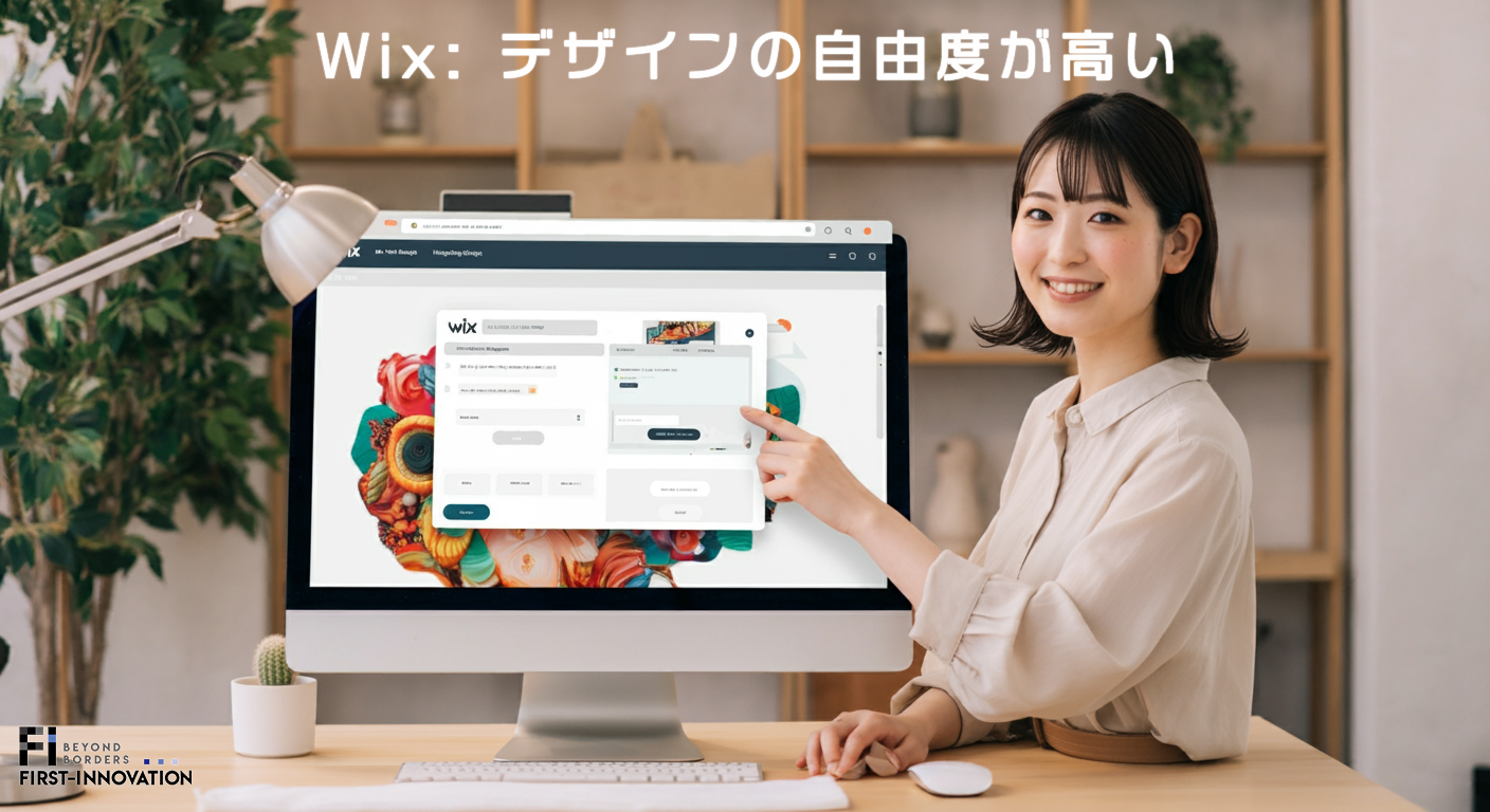 Wix: デザインの自由度が高い