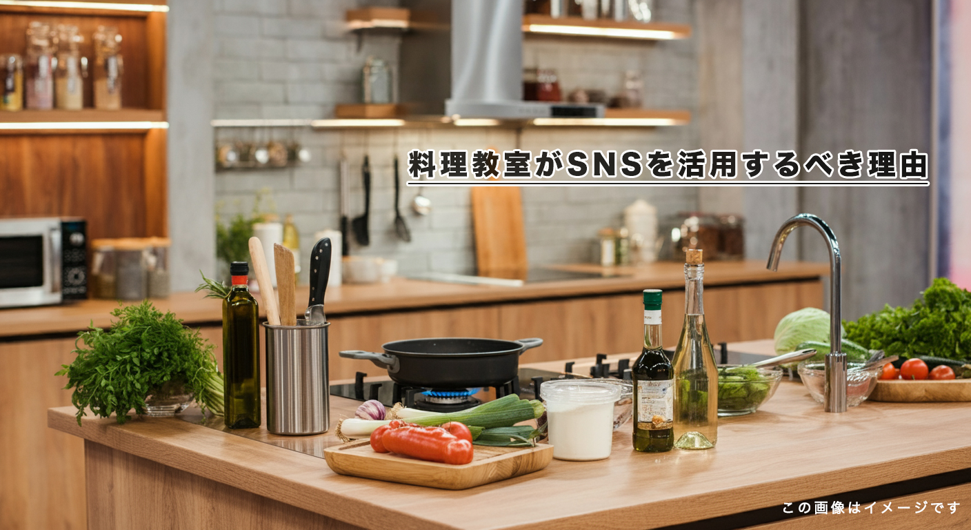 料理教室がSNSを活用するべき理由