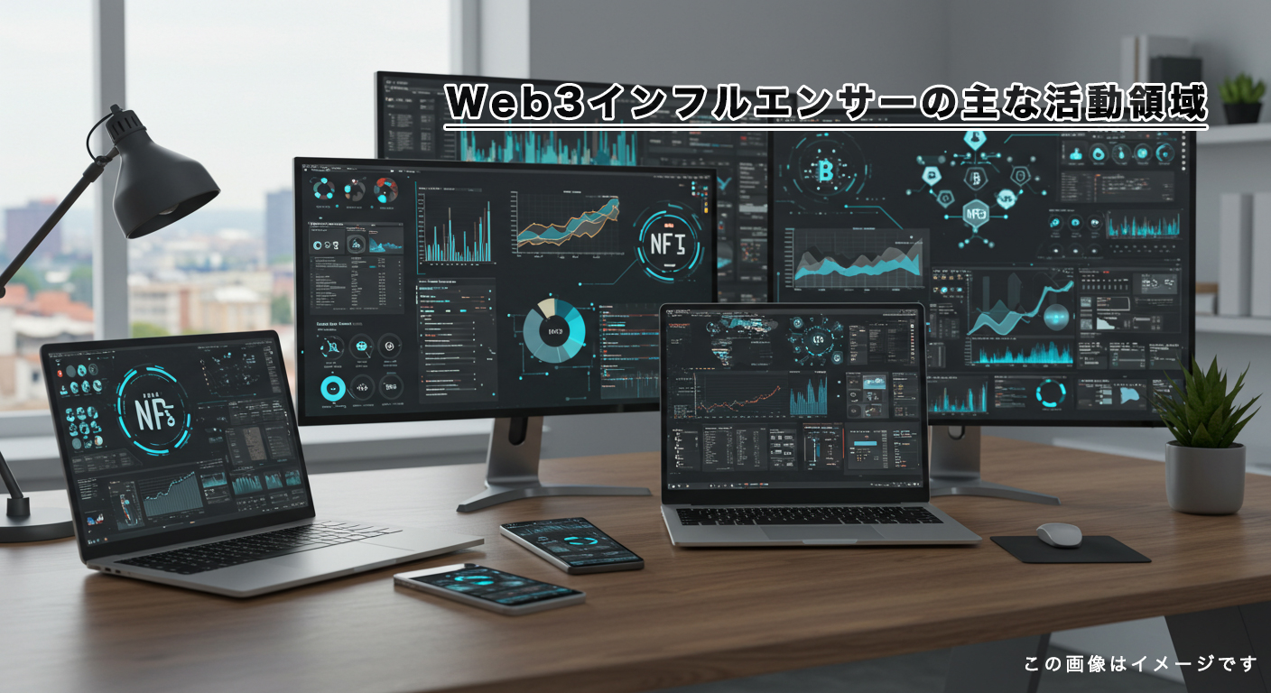 Web3インフルエンサーの主な活動領域