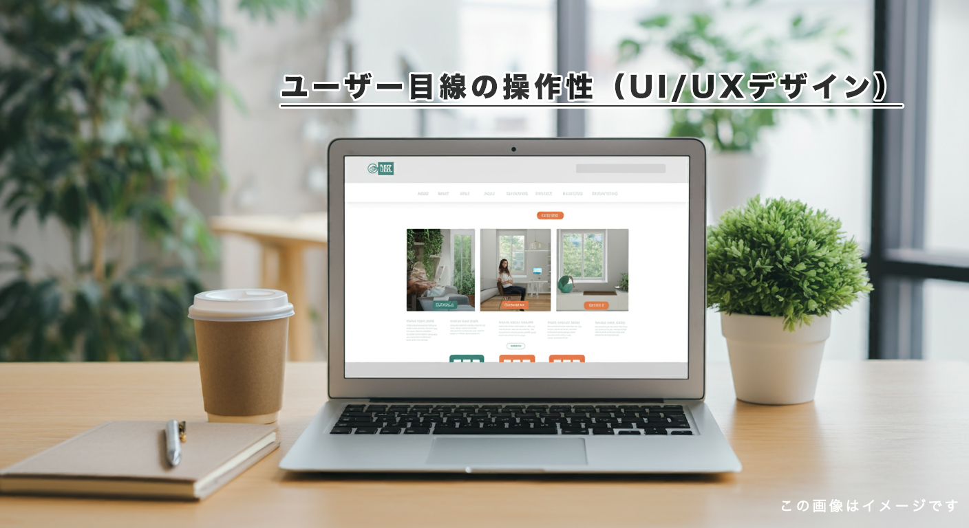 ユーザー目線の操作性（UI/UXデザイン）