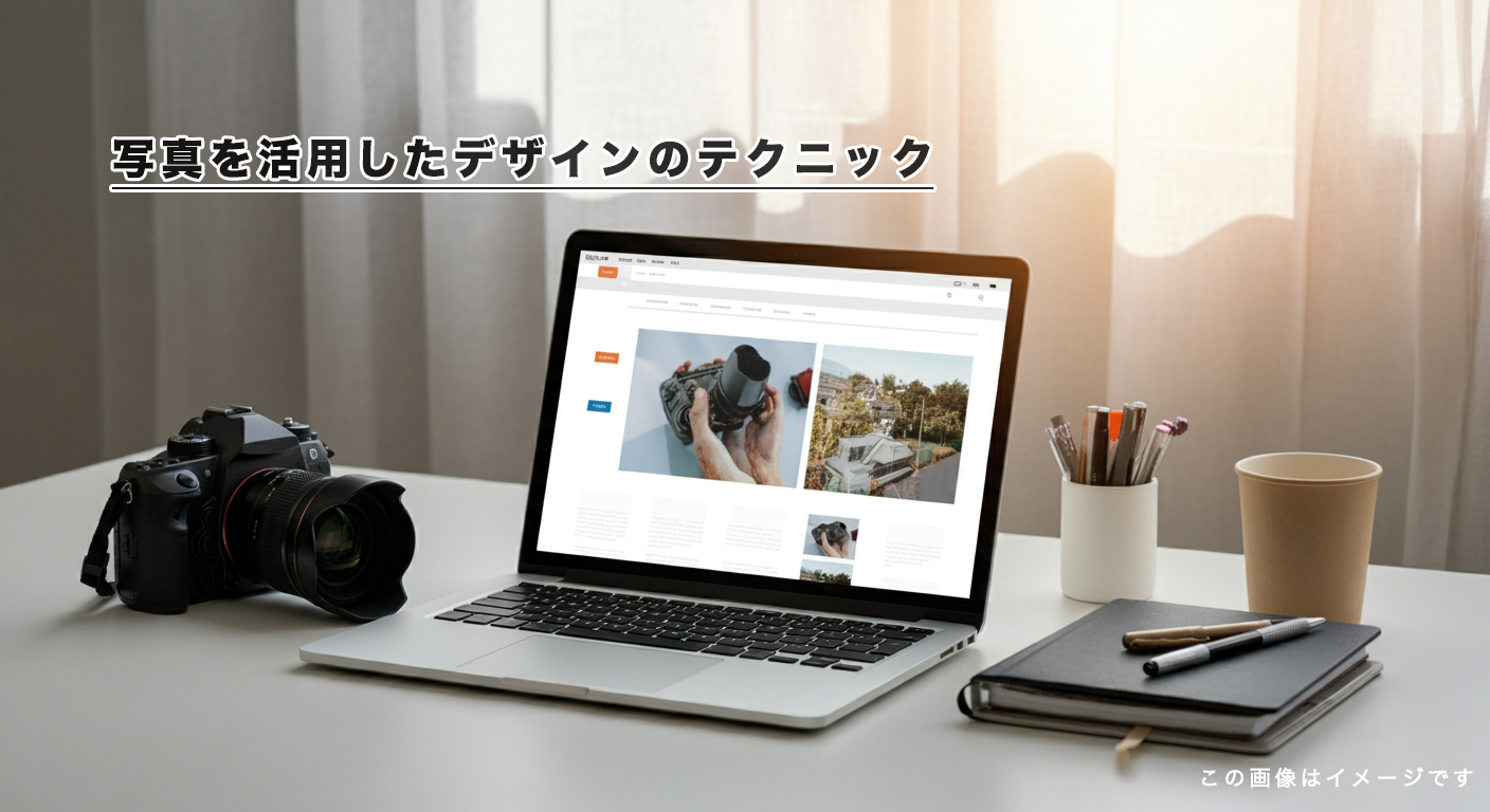 写真を活用したデザインのテクニック