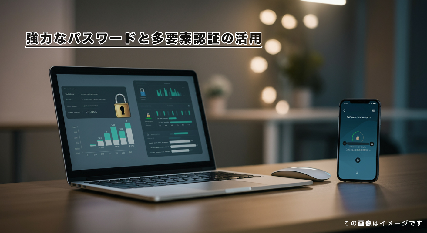 強力なパスワードと多要素認証の活用