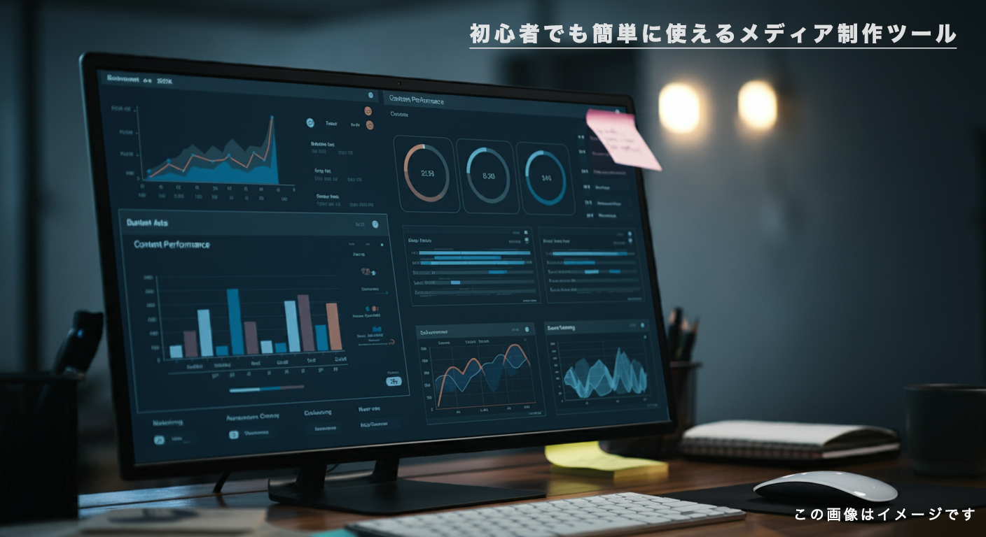 初心者でも簡単に使えるメディア制作ツール
