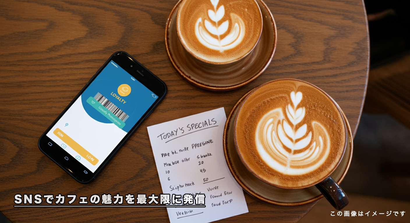 SNSでカフェの魅力を最大限に発信