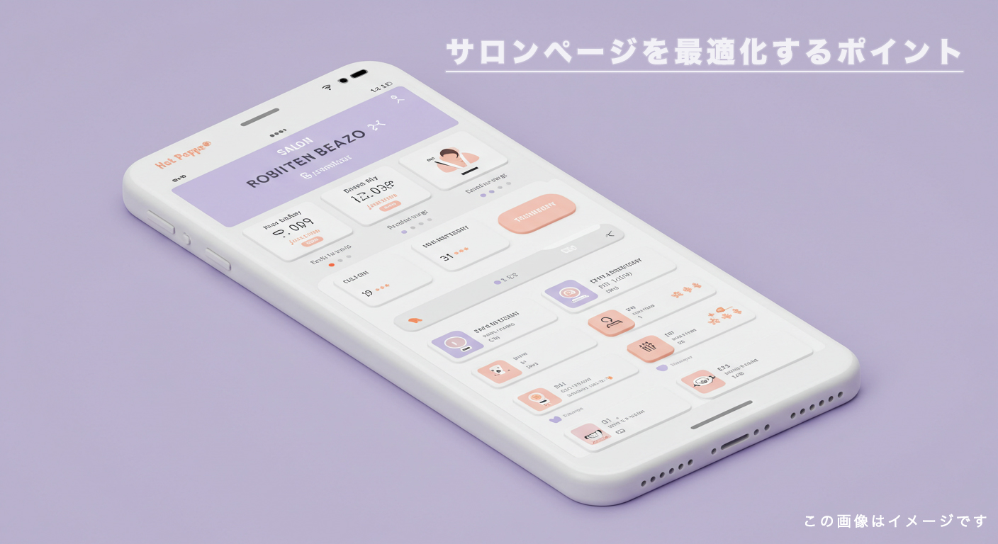 サロンページを最適化するポイント