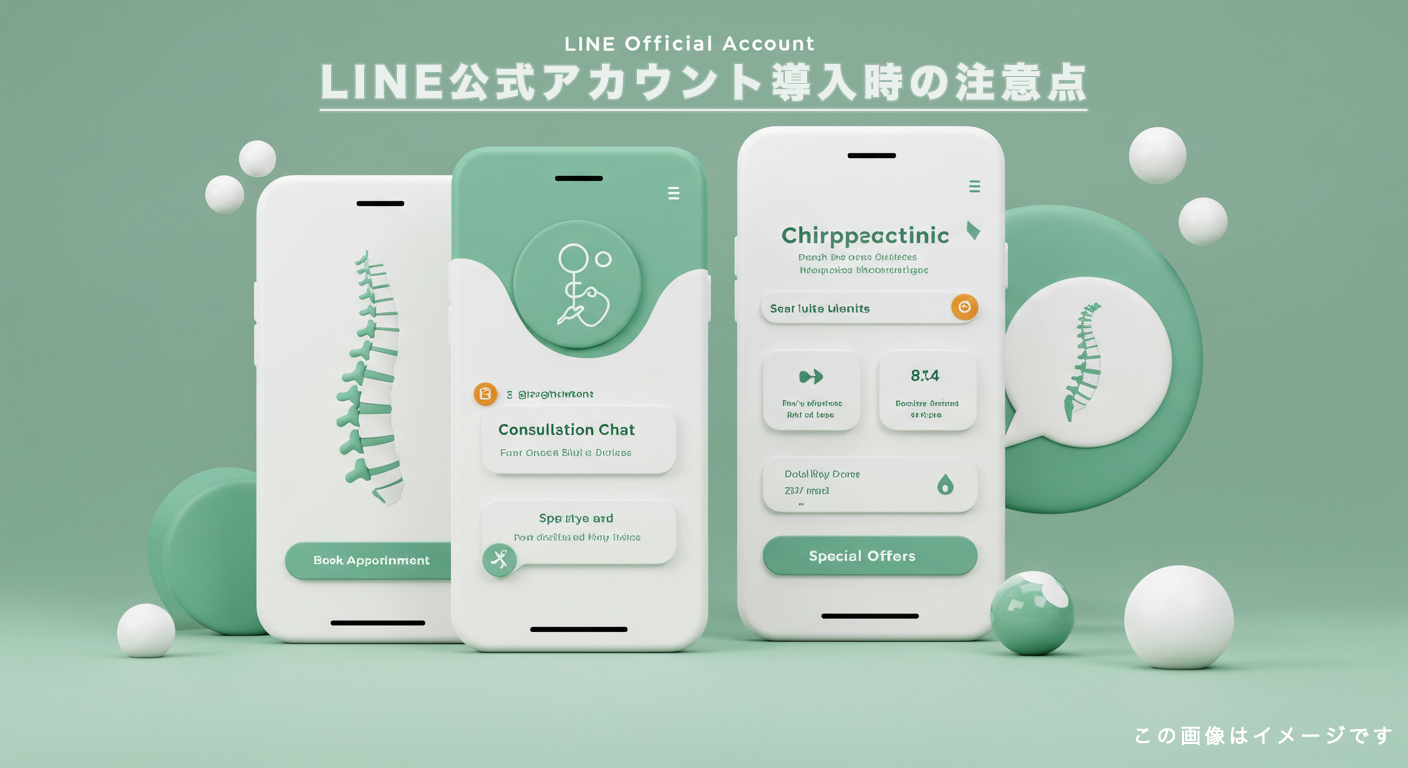 LINE公式アカウント導入時の注意点