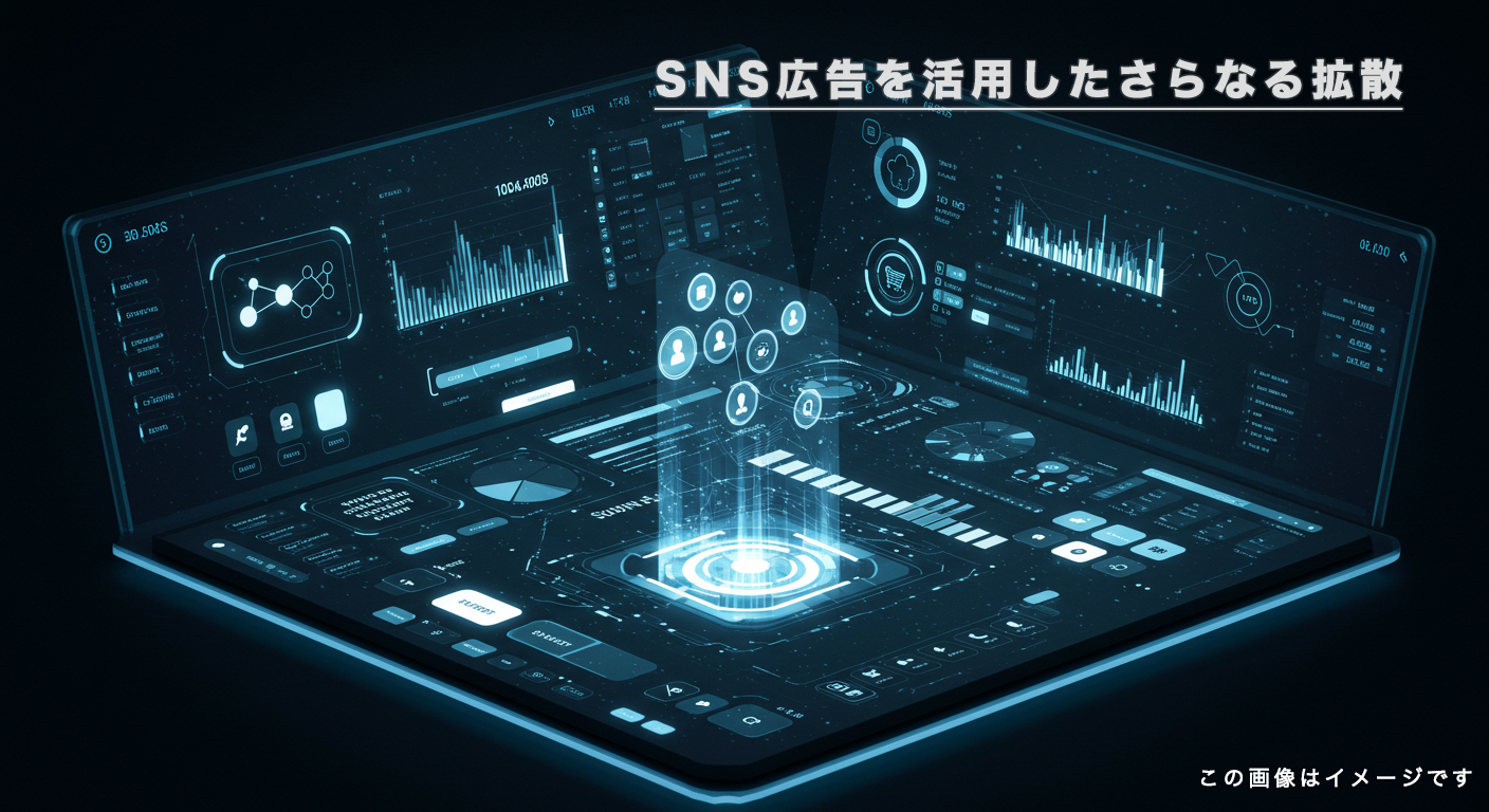 SNS広告を活用したさらなる拡散