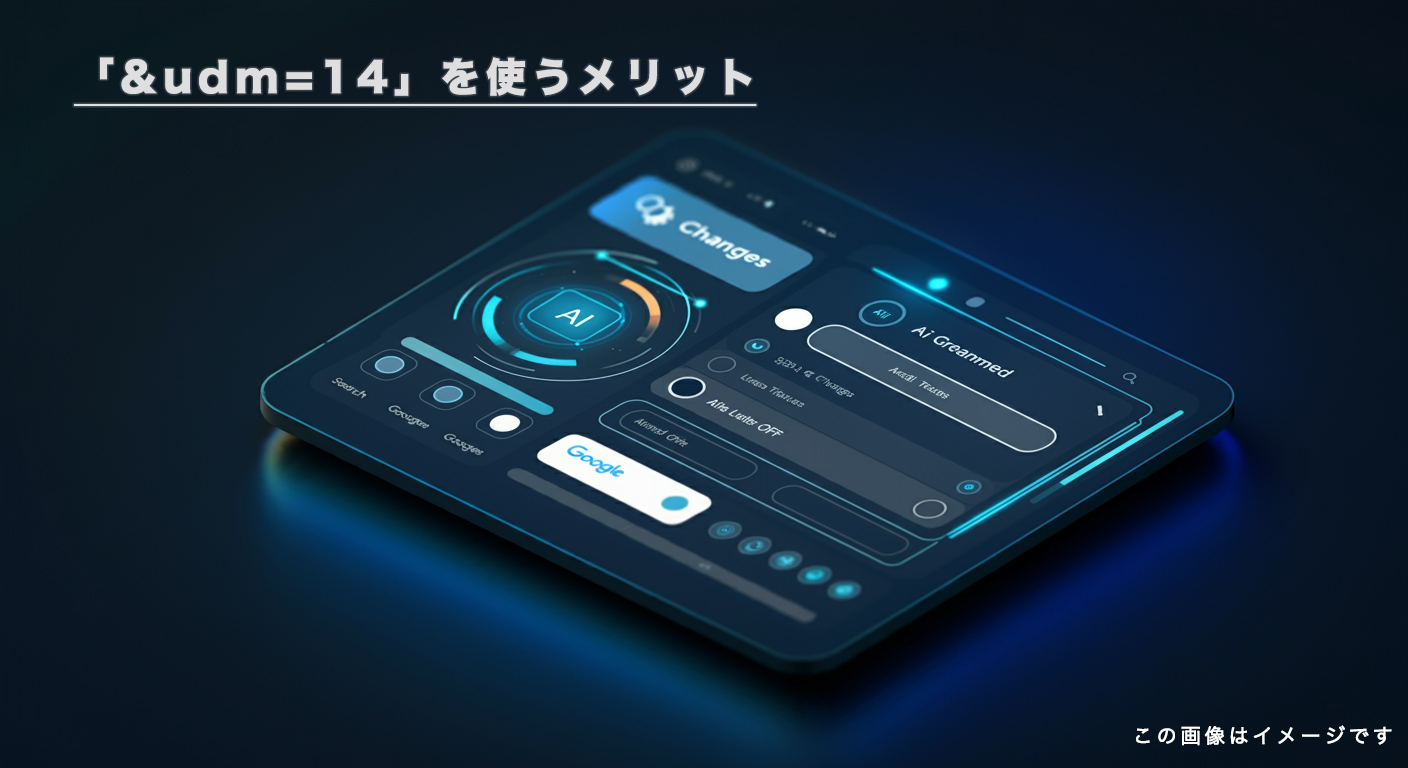 「&udm=14」を使うメリット