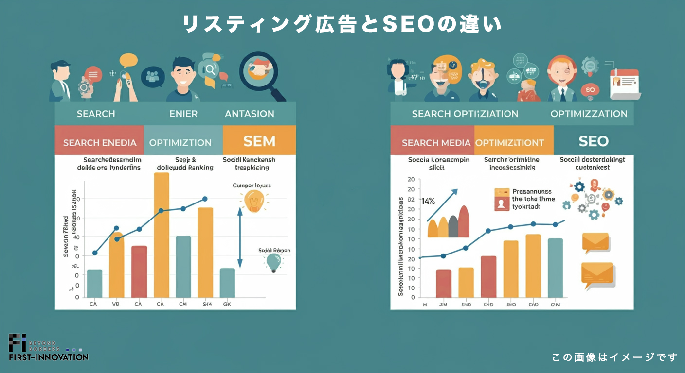 リスティング広告とSEOの違い