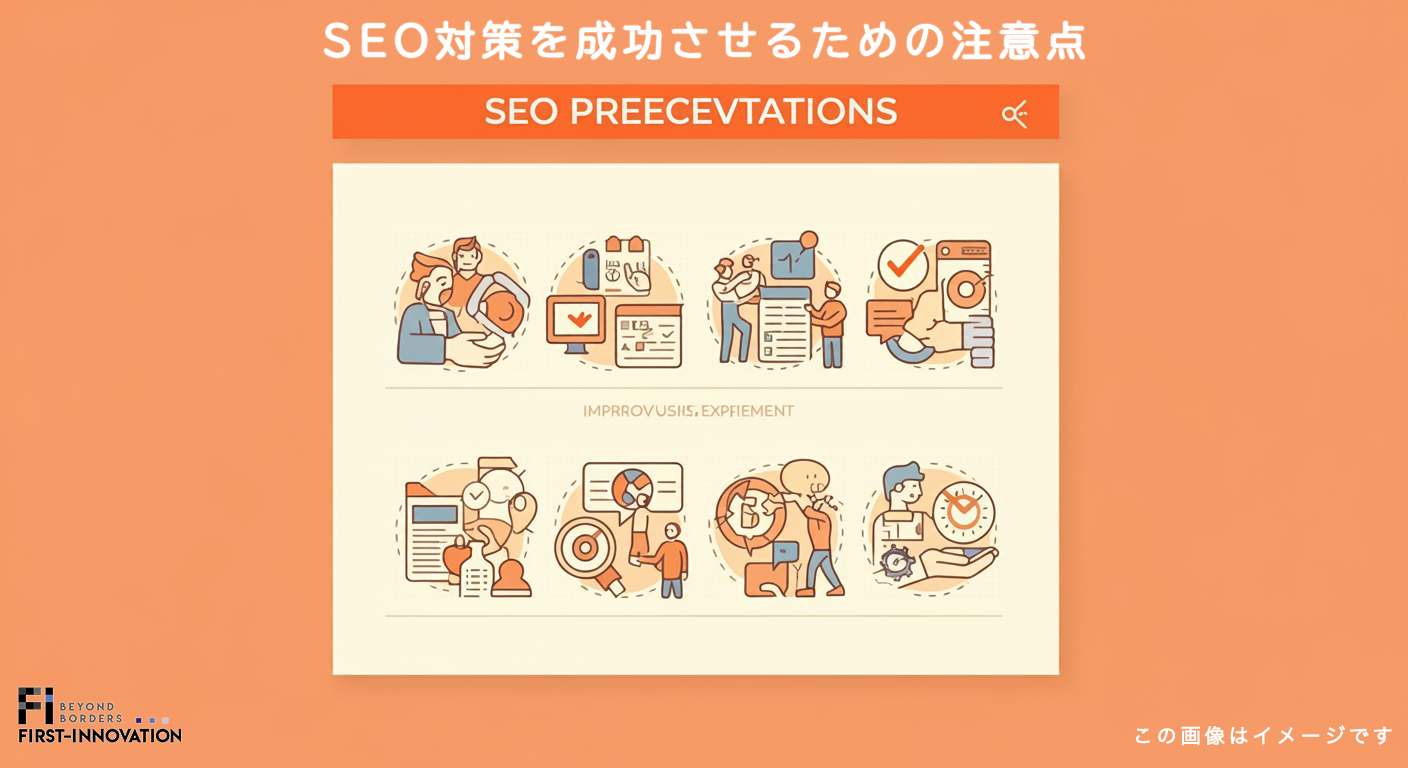 SEO対策を成功させるための注意点