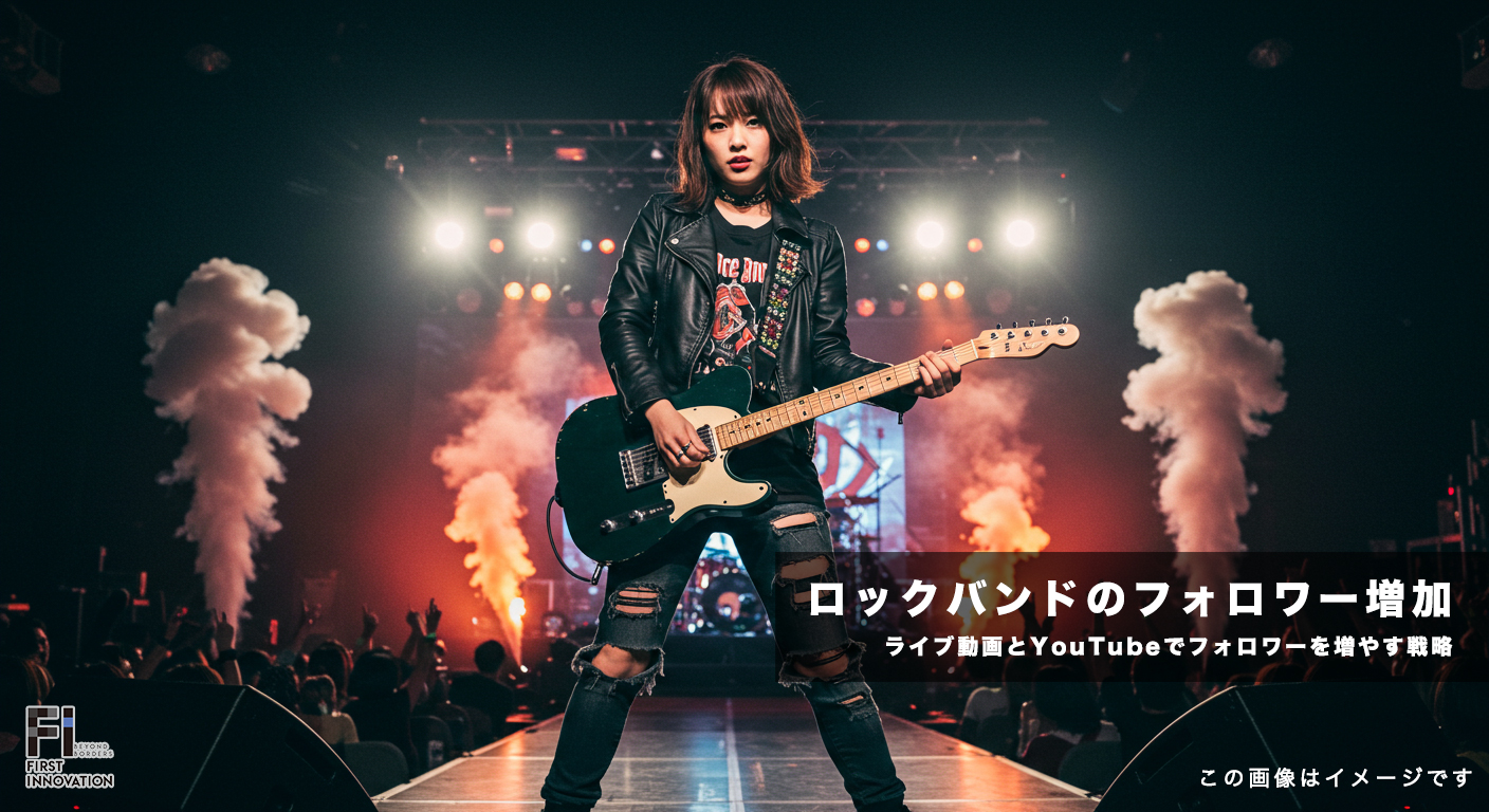 ロックバンドのライブ動画をYouTube配信！フォロワーを増やす効果的戦略