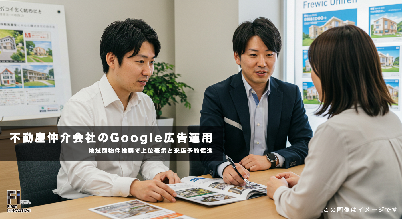 不動産仲介会社のGoogle広告運用｜地域別物件検索で上位表示と来店予約促進