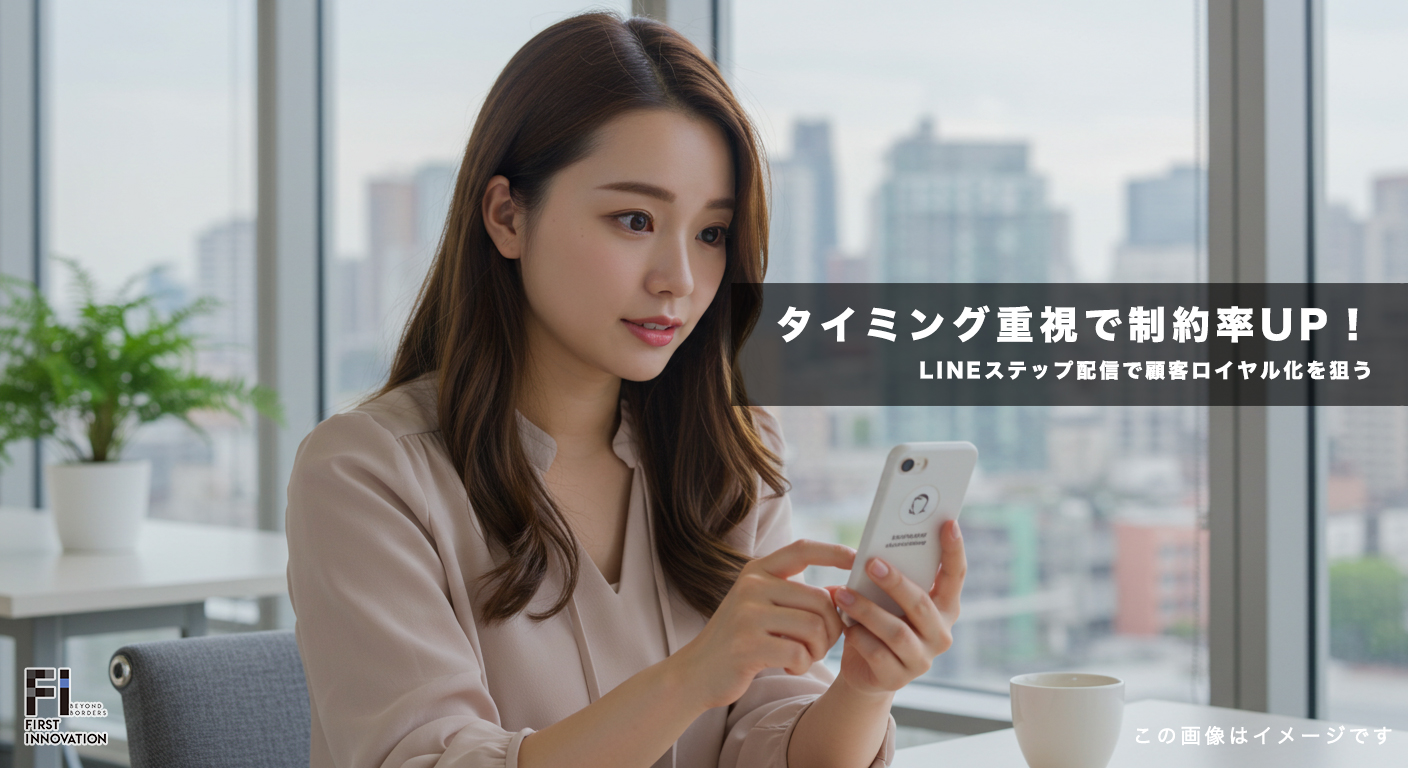 タイミング重視で制約率UP！LINEステップ配信で顧客ロイヤル化を狙う